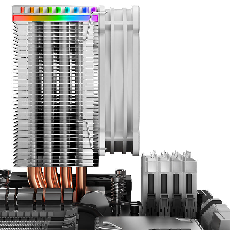 Fan Desktop Computer Light Effect Four Heat Pipe CPU Radiator