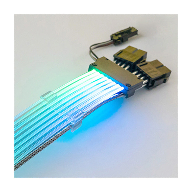 Argb LED Graphics Card Extension Cable Dual 8P Dual Headlights