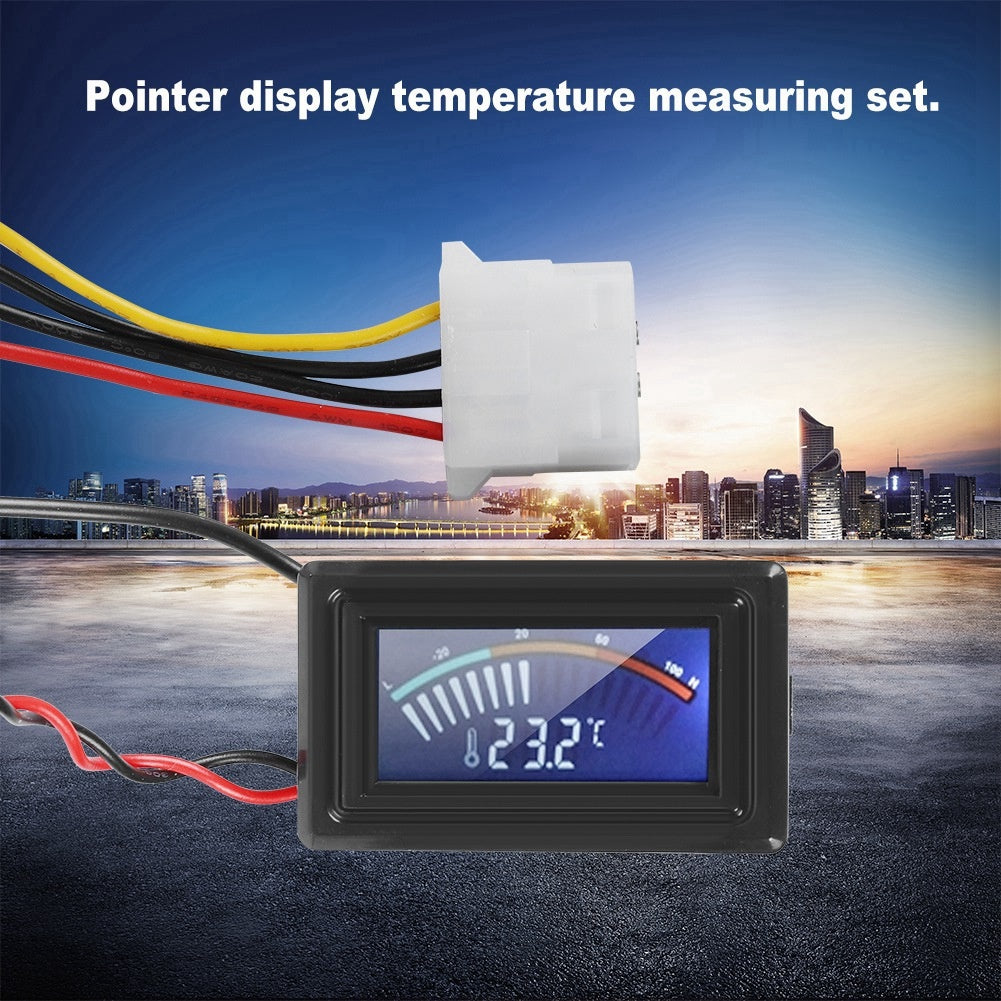 PC Water Cooling System Pointer Display Thermometer Temperature Meter