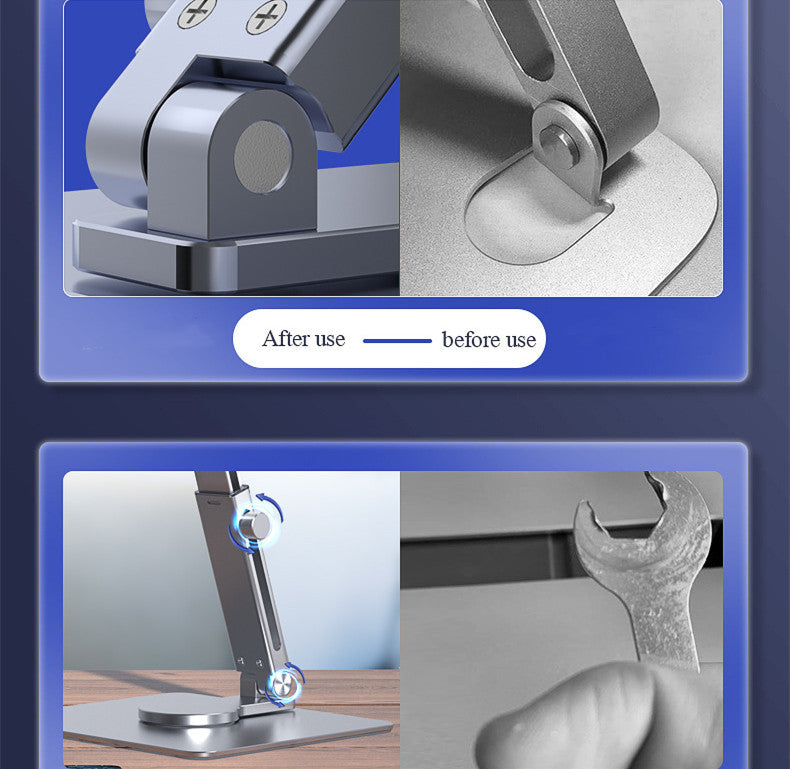 Tablet PC Desktop Folding Phone Stand Aluminum Alloy